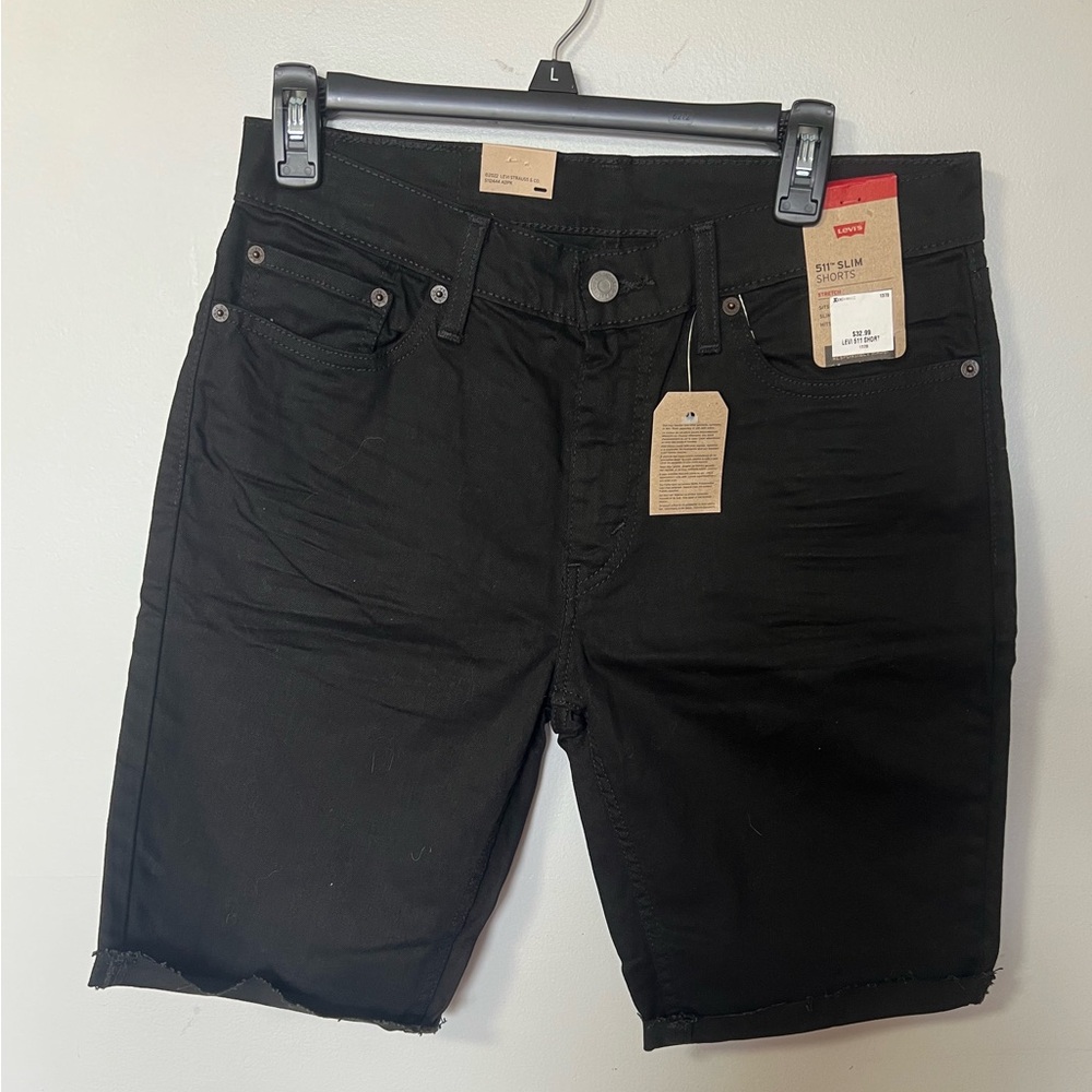 Levi's Black Slim Men's Jean Shorts